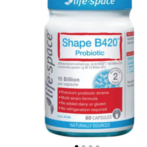 Life Space Shape B420 Probiotic 60 Capsules 瘦身益生菌