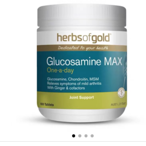 Herbs of Gold Glucosamine Max 180 Tablets 含姜维骨力