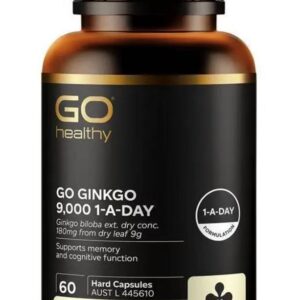 Go Healthy Go Ginkgo 9000 1-A-Day 60 Capsules
